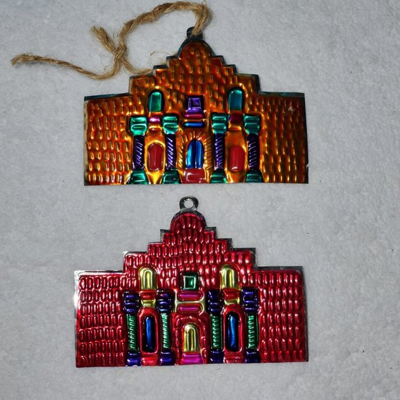 Set of 2 Southwest Design Tin Ornaments - Picture 5 of 5